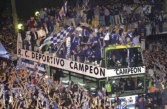 SOCCER - SPAIN/CHAMPIONS OF SPANISH LEAGUE