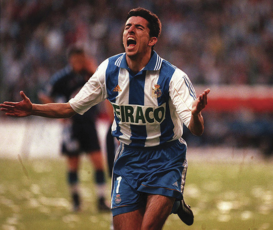 Nederlandske Roy Makaay var den avgjerande målscoraren då klubben vann La Liga i 1999/2000.