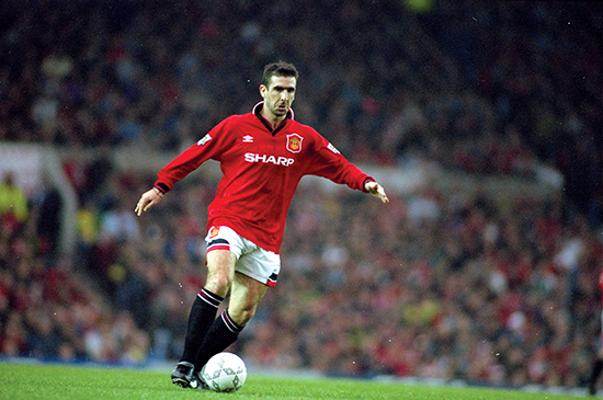 Eric Cantona of Manchester United