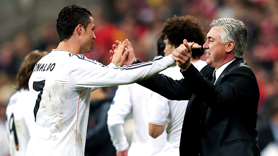 Carlo Ancelotti og Cristiano hadde et strålende forhold. Sent i mai la Cristiano ut et bilde av ham og Ancelotti med meldingen: «En stor trener og fantastisk person. Håper vi jobber sammen igjen neste sesong.» Det skjedde ikke.